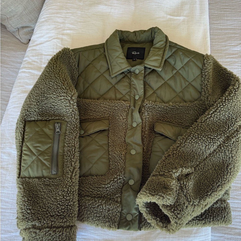 Rails Olive Teddy Jacket